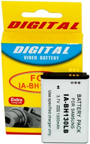 Bateria Compatível com Samsung IA-BH130LB (para SMX-C10,SMX-C14,SMX-C20, SMX-C24, SMX-C100 e outras)