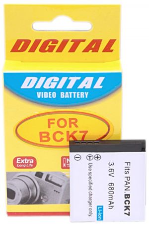 Bateria Compatível com Panasonic DMW-BCK7, DMW-BCK7E (p/ Lumix FX77 FX78 FX90 FP5 FP7 e outras)