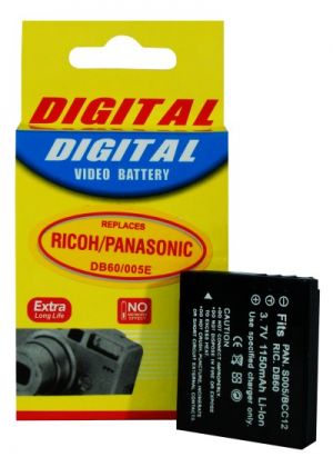 Bateria Compatível com Panasonic CGA-S005, CGA-S005A, CGA-S005E, DMW-BCC12