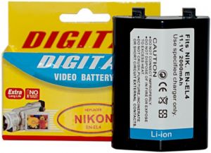 Bateria Compatível com Nikon EN-EL4, EN-EL4a (para  D2H, D2Hs, D2X, D2Xs, D3, D3S, D3X e outras)