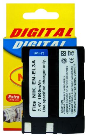 Bateria Compatível com Nikon EN-EL3a, EN-EL3 (para D50, D70, D70s, D100)
