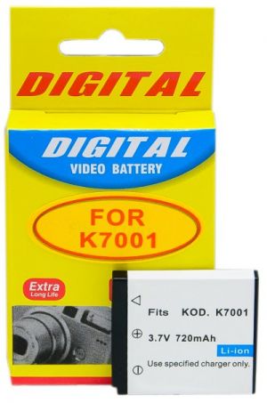 Bateria Compatível com Kodak Klic-7001 (p/ Easyshare M320, M340, M341, M753, M763,V705,V750 e outras)