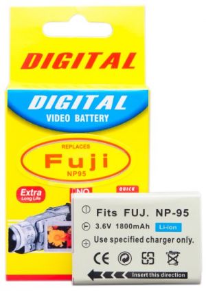 Bateria Compatível com Fuji NP-95 (p/ FinePix Real 3D W1, X100, F30 Zoom, F31fd)