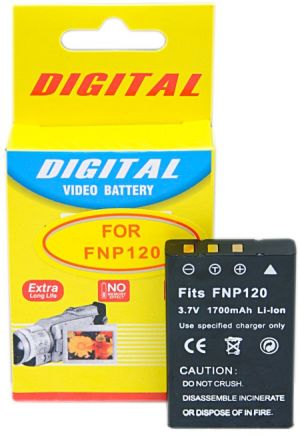 Bateria Compatível com Fuji NP-120 (p/ FinePix F10 Zoom, F11 e outras)