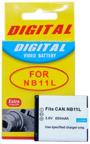 Bateria Compatível com Canon NB-11L p/ ELPH 110 HS, 320 HS, PowerShot A2300, A2400 IS, A3400 IS, A4000 IS e outras