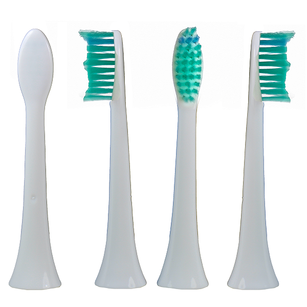 Kit com 4 Refil Compatível com Escova Elétrica Philips Sonicare e Sonic Pro (HX6014-P)