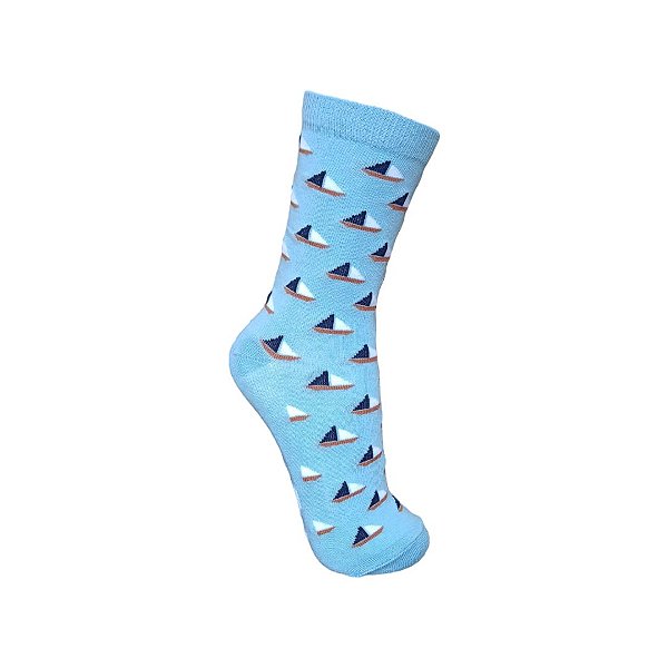 Meia Cano Alto Barquinho