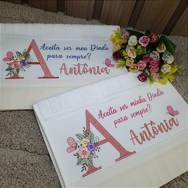 Kit  2 toalhinhas de mão (personalizado)