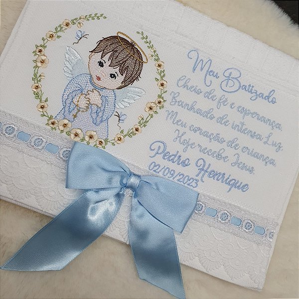 Toalhinha Batizado (personalizado)