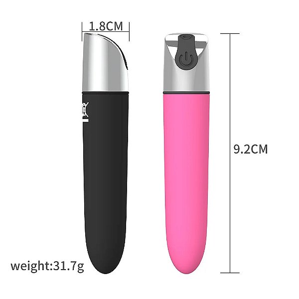 Be Bullet Dream "12modos#" Vibrador Estimulador Feminino rosa