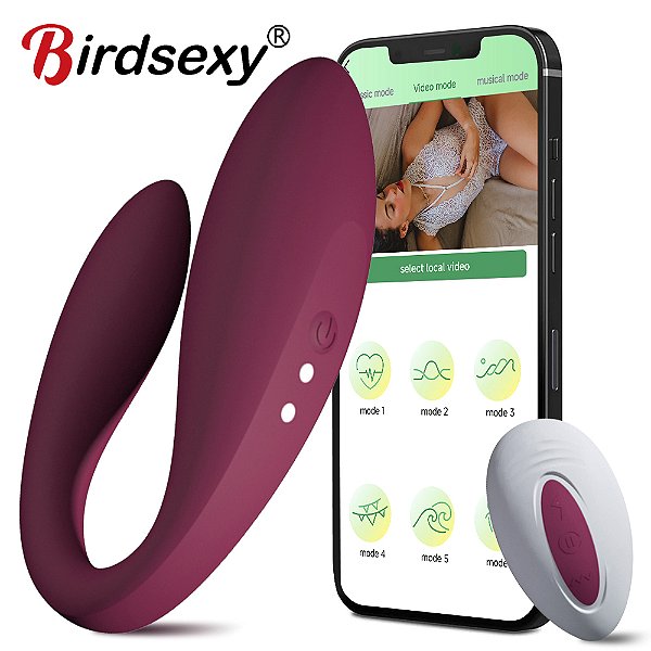 Vibrador Sem Fio Ponto G com Controle por App e Bluetooth - Recarregável e Silencioso