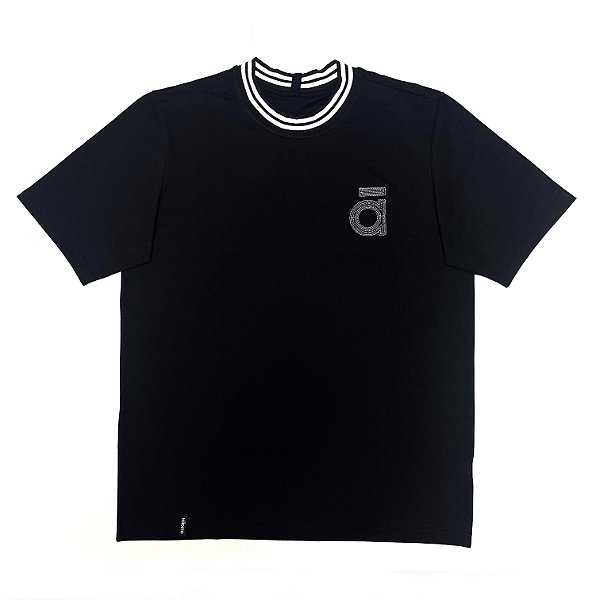 Camiseta Habito College Logo Preta