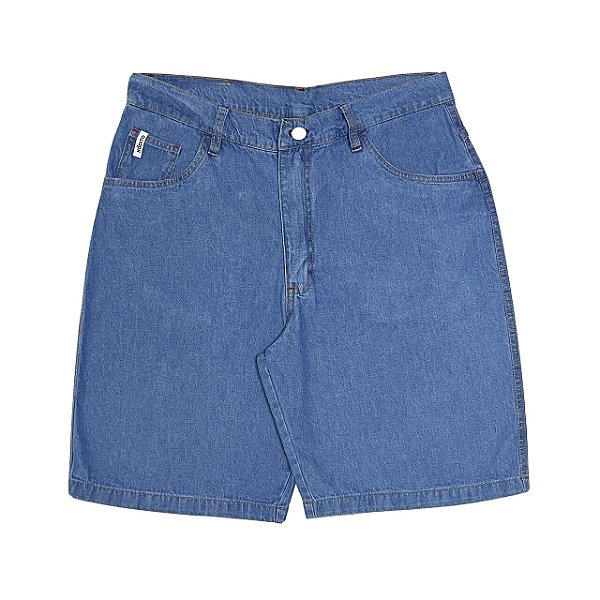 Bermuda Hábito Jeans Baggy Blue
