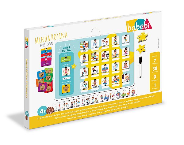 Quadro de Rotina Infantil - Painel Educativo - CriaMente Jogos