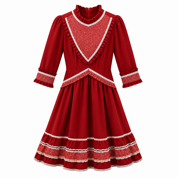 Vestido Prendinha Infantil Tam 6