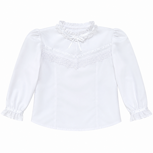 Blusa Infantil Bordada Manga Longa Tamanho 1