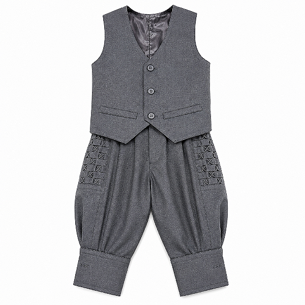 Conjunto Colete e Bombacha Infantil Tam 6