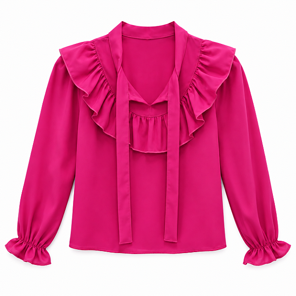 Blusa Infantil Bordada Manga Longa Tamanho 6