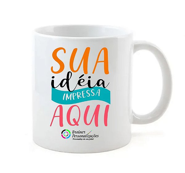 Caneca de Porcelana Personalizada