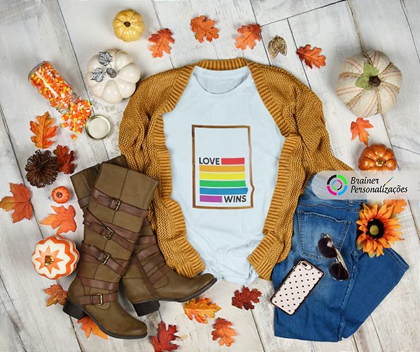 Camisa Love Wins LGBT