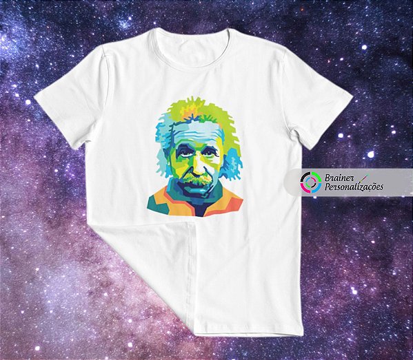 Camisa Aquarela Einstein