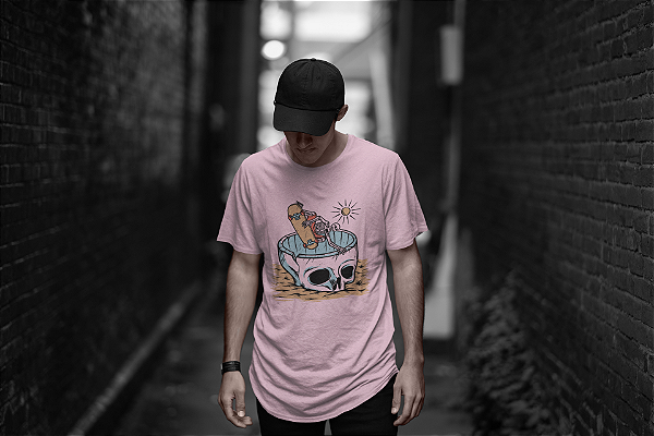 Camisa Skateboard Skull