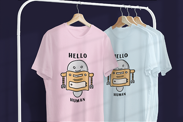 Camisa Hello Human