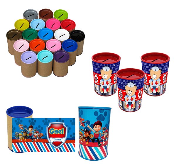 Cofrinhos Com Sua Estampa Personalizada