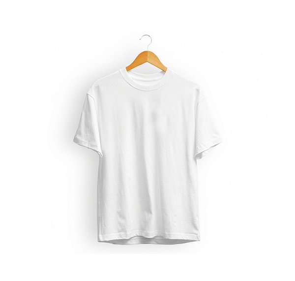 Camiseta Branca Plus Size 100% Poliéster