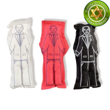 Casal Bruxo Boneco Pano Ritual Vodu Voodoo Vudu