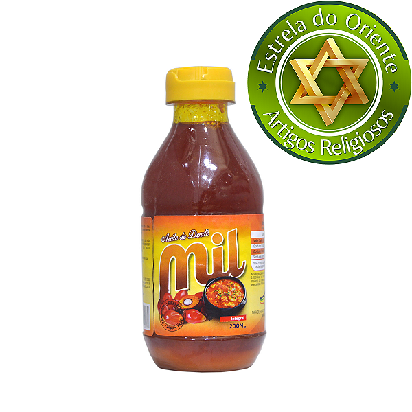 Azeite de Dendê Integral Mil 200ml