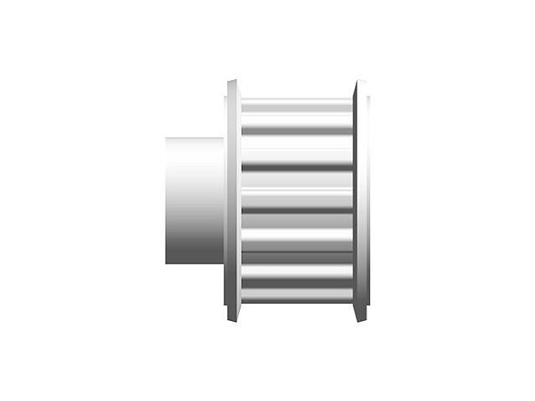 POLIA IND. T5 14 DENTES PARA CORREIA DE 10MM TIPO 6F EM ALUMÍNIO