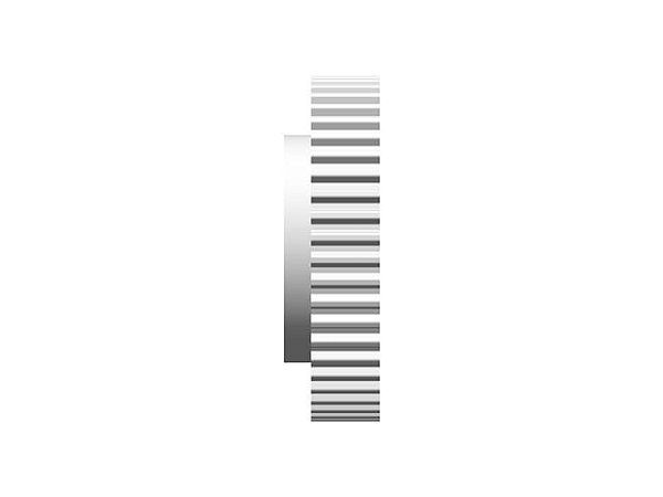 POLIA IND. T5 44 DENTES PARA CORREIA DE 10MM TIPO 6 EM ALUMÍNIO