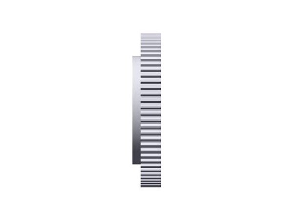 POLIA IND. T5 84 DENTES PARA CORREIA DE 10MM TIPO 6 EM ALUMÍNIO