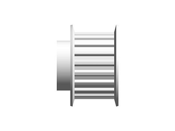 POLIA IND. T5 19 DENTES PARA CORREIA DE 16MM TIPO 6F EM ALUMÍNIO