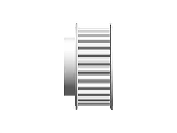 POLIA IND. T5 28 DENTES PARA CORREIA DE 16MM TIPO 6F EM ALUMÍNIO ✅