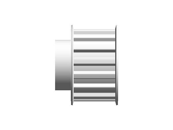 POLIA IND. T10 15 DENTES PARA CORREIA DE 25MM TIPO 6F EM ALUMÍNIO ✅