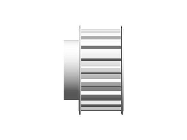 POLIA IND. T10 18 DENTES PARA CORREIA DE 25MM TIPO 6F EM ALUMÍNIO ✅