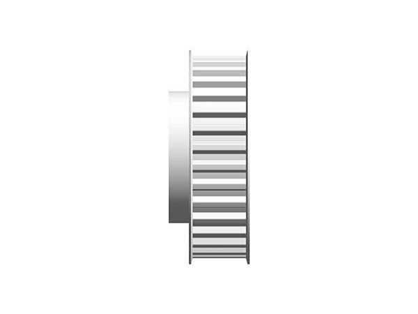 POLIA IND. T10 32 DENTES PARA CORREIA DE 25MM TIPO 6F EM ALUMÍNIO ✅