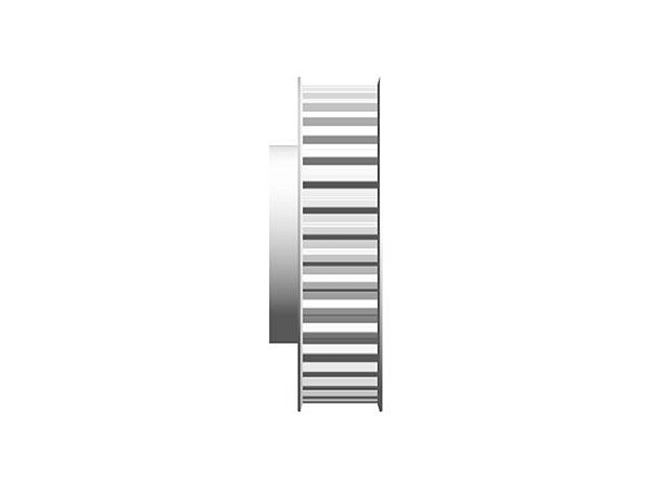 POLIA IND. T10 36 DENTES PARA CORREIA DE 25MM TIPO 6F EM ALUMÍNIO