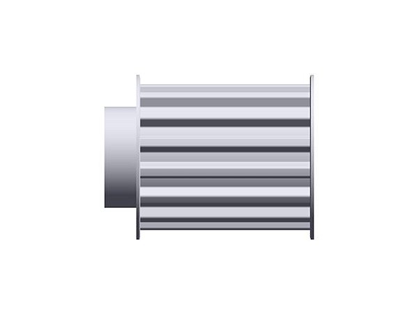 POLIA IND. T10 15 DENTES PARA CORREIA DE 50MM TIPO 6F EM ALUMÍNIO