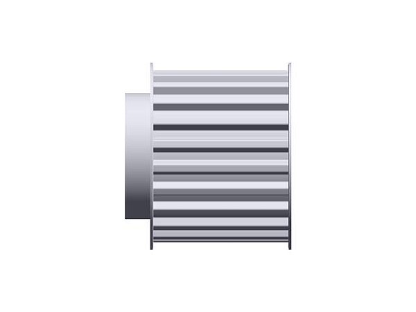 POLIA IND. T10 22 DENTES PARA CORREIA DE 50MM TIPO 6F EM ALUMÍNIO