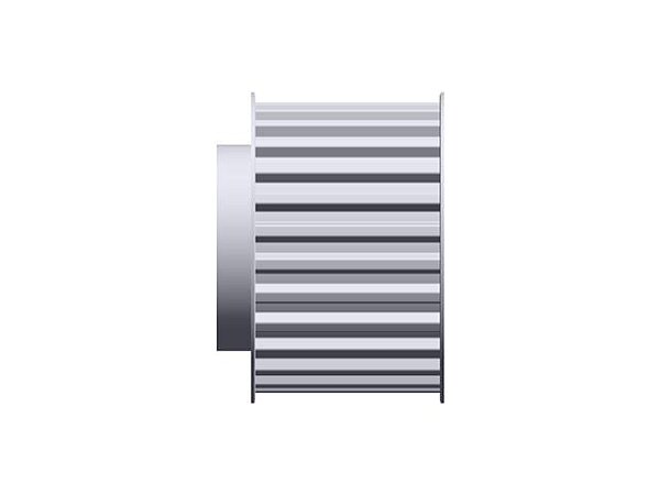 POLIA IND. T10 27 DENTES PARA CORREIA DE 50MM TIPO 6F EM ALUMÍNIO