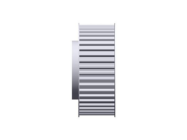 POLIA IND. T10 44 DENTES PARA CORREIA DE 50MM TIPO 6F EM ALUMÍNIO