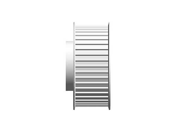 POLIA IND. AT5 42 DENTES PARA CORREIA DE 25MM TIPO 6 EM ALUMÍNIO