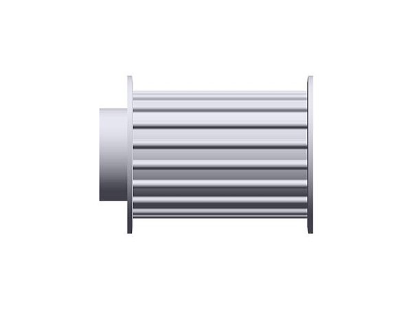POLIA IND. AT5 18 DENTES PARA CORREIA DE 32MM TIPO 6F EM ALUMÍNIO