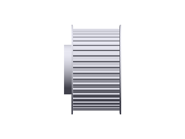 POLIA IND. AT5 42 DENTES PARA CORREIA DE 32MM TIPO 6F EM ALUMÍNIO