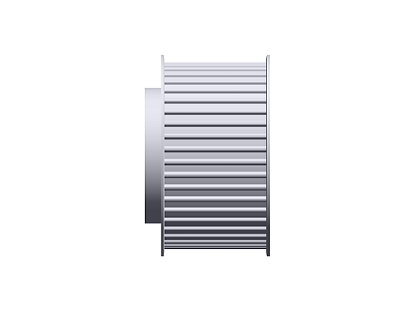 POLIA IND. AT5 44 DENTES PARA CORREIA DE 32MM TIPO 6F EM ALUMÍNIO