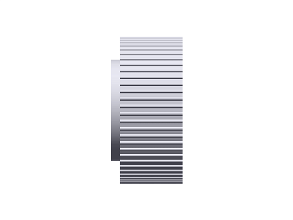 POLIA IND. AT5 60 DENTES PARA CORREIA DE 32MM TIPO 6 EM ALUMÍNIO