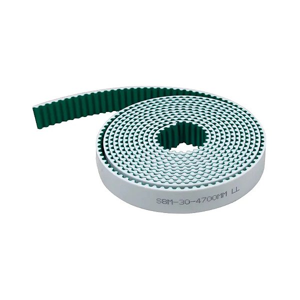 Correia Perfil 8M – 30mm - Aberta em PU com Malha de Aço - Metro